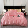 Axyaa Ice Silk Quilt Cover & Pillowcase Set - Summer Smoothness, Naked Sleep Quality