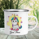 Axyaa Unicorn Enamel Mug - Creative Travel Tea Milk Cup for Kids & Gifts