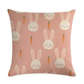 Nordic Cartoon Animal Print Linen Pillowcase for Axyaa Brand