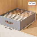 Axyaa Stackable Drawer Organizer Set for Clothes, Underwear, Socks, and Bras