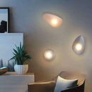 Nordic Glass LED Wall Lamp Gold Metal Home Decor Axyaa Gray Amber White Blue