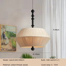 Axyaa Cotton Thread Pendant Lights Modern LED Ceiling Chandelier, Bedroom Hang Lamp