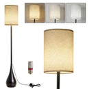 Axyaa LED Waterdrop Floor Lamp Foot Switch 3 Color Dimming Bedside Light