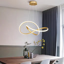 Nordic LED Ceiling Chandelier for Dining Room by Axyaa