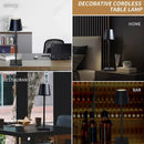 Axyaa Poldina Rechargeable Table Lamp Waterproof Touch Switch for Bedroom & Living Room