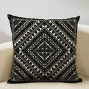 Axyaa Geometric Aztec Bohemian Print Cushion Cover 45x45cm Linen Pillowcase