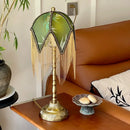 Axyaa Tassel Desk Lamp: Retro Nordic Bedroom Decor & Reading Light