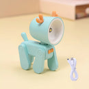Axyaa Mini USB Rechargeable Cartoon Night Light - Bedroom Desktop Ornament & Ambient Light