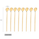 Axyaa Long Handle Stainless Steel Spoon Set