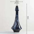 Axyaa Leopard Print Glass Vase with Lid - Home Decor Essential