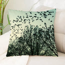 Axyaa Sea Waves Beach Pillowcase - Creative Office Car Home Lumbar Cushion Cover