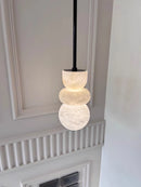 Axyaa Marble Art LED Chandelier - Luxury Dining Room Ceiling Lighting