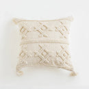 Axyaa Tufted Tassels Cushion Cover for Home Decor in Living Room Bedroom Sofa