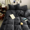 Axyaa Double Winter Milk Fleece 4-Piece Bedding Set, Flannel Double Series