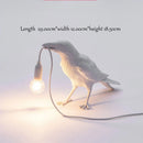 Axya Resin Crow Light: Table Lamp for Home Decor Living Room Bedroom Nightstand