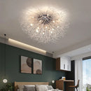 Axyaa Fireworks Crystal Ceiling Light: Elegant Lighting Solution for Home Décor.