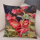 Axyaa Flower Girl Cushion Set - Fairy Tale Decor for Living Room, Bedroom Sofa