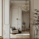 Axyaa Full-Length Floor Mirror for Bedroom & Living Room, 78"x38" Dual-Use Rectangular Mirror