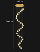 Axyaa LED Ring Pendant Chandeliers for Modern Living and Dining Room Lighting