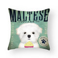 Funny Cartoon Cat & Dog Pillow Covers by Axyaa: Luxury Sofa Bed Decor Pillowcase