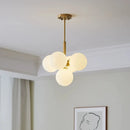 Axyaa Glass Grape Pendant Lights Chandelier for Kitchen Living Room Bedroom