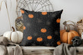Axyaa Scary Pumpkin Face Halloween Decor Pillow Cover for Sofa Bedroom Car