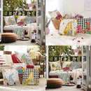Axyaa Spring Gnome Sunflower Pillowcase for Home Bedroom Sofa