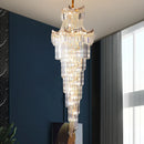 Axyaa Luxury Crystal Chandelier for Living Room, Stair, Loft, Villa Duplex