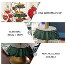 Axyaa 2-Tier Christmas Tree Cake Stand: Festive Dessert Tower & Table Decoration 2025