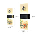 Axyaa Acrylic Shade LED Wall Lamp for Modern Home Decor