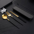 Axyaa Stainless Steel Portable Cutlery Set for Home, Picnics & Students – 3pcs