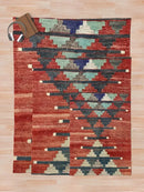 Axyaa Vintage Kars Navaho Weave Aztec Textile Throw Blanket