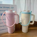 Axyaa 30/40 oz Silicone Tumbler Handle - Portable Cup Strap for Stanley Cup