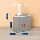 Axya Stainless Steel Sauce Pump Dispenser for Home and Commercial Use
