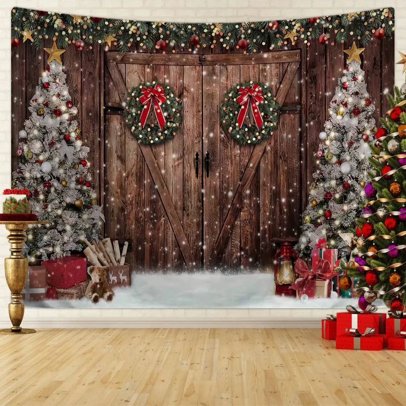 Axyaa Christmas Tree Tapestry for Festive Home Decor