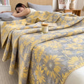 Axyaa Cotton Three-Layer Yarn Towel Quilt - Lightweight & Soft