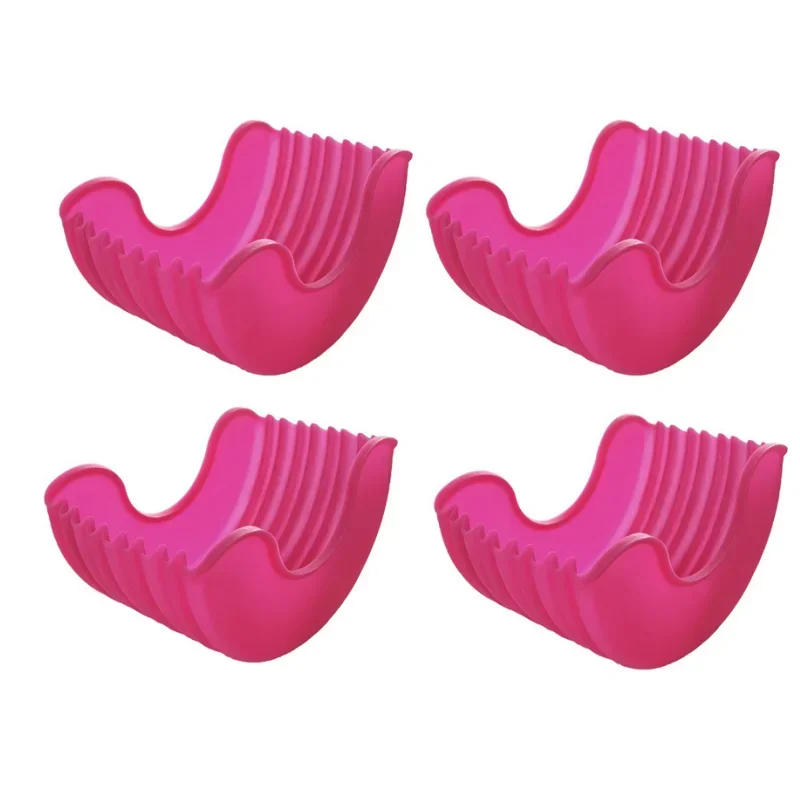Silicone Burger Tray: Reusable Sandwich Holder by Axyaa for Kitchen Storage