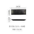 Axyaa Ceramic Sushi Dish: Japanese Style Flat Plate, Rectangular Hotel Tableware