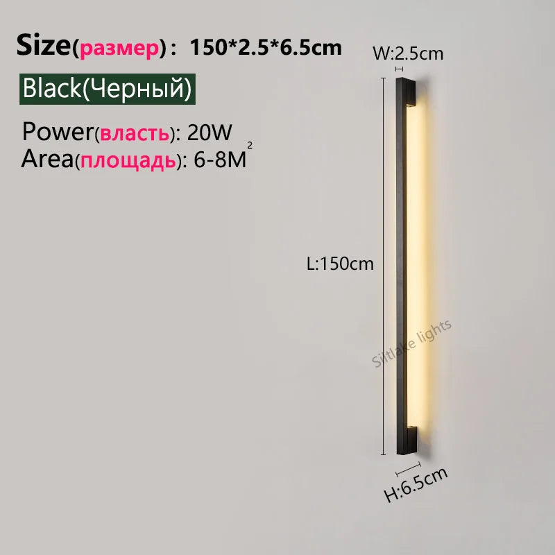 Axyaa Nordic Modern LED Wall Lamp for Indoor Living Room and Bedroom