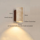 Axyaa Vintage LED Wall Lights for Living Room, Bathroom, Bedroom - Columnar Stone Design