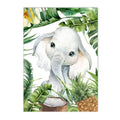 Axyaa Nursery Decor Animals Canvas Prints for Baby Kids Room
