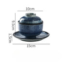 Axyaa Ceramic Soup Cup with Cover - Versatile Household Bowl