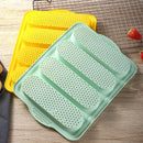 Axyaa 4-Grid Silicone French Bread Baking Mold - Nonstick Baguette Tray