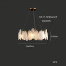 Axyaa Nordic White Cloud Glass LED Pendant Light Chandelier