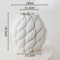 Axyaa 3D Printed Ceramic Vase Plant Pot Decoration Ornaments Flower Arrangement