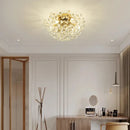Axyaa Sun Flower Crystal Ceiling Light 2025 - LED Decor for Living Room, Bedroom & Study