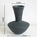 Axyaa Hammered Ceramic Vase Modern Plant Pot Table Decoration Floral Vases