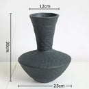 Axyaa Hammered Ceramic Vase Modern Plant Pot Table Decoration Floral Vases