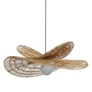 Axyaa Rattan Hanging Lamp Chandelier for Living and Dining Room