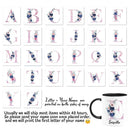 Axyaa Floral Water Cup - Personalized Tea & Coffee Mug - Creative Milk Tumbler